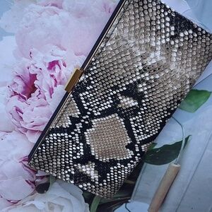 NWT Time&Tru SNAKESKIN Wallet